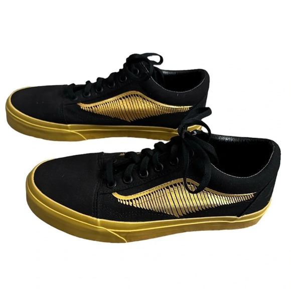 Vans Old Skool Harry Potter Golden Snitch sneakers NWOT - Men’s 5.5/ Women’s 7 - Picture 7 of 10